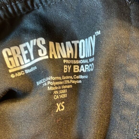 GREYS Anatomy woman’s black scrubs pants - Picture 9 of 11